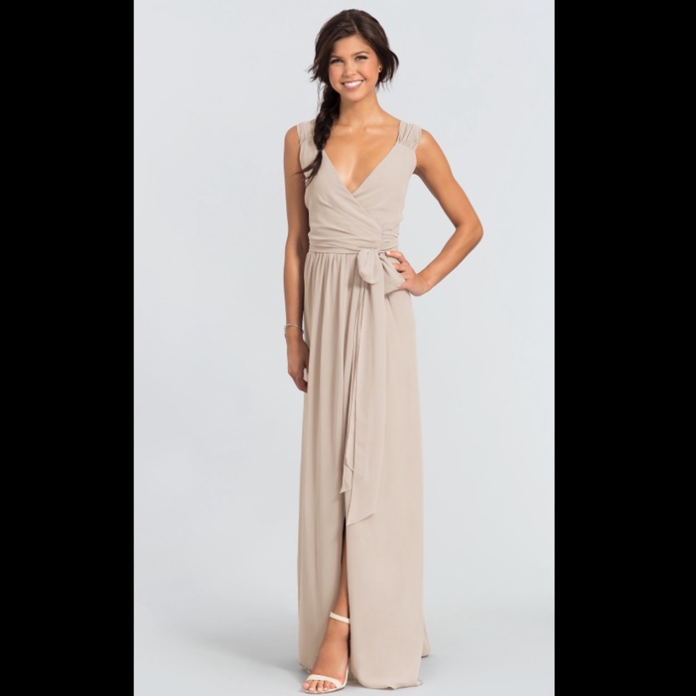 Ceremony by Joanna August Long Wrap Dress XS